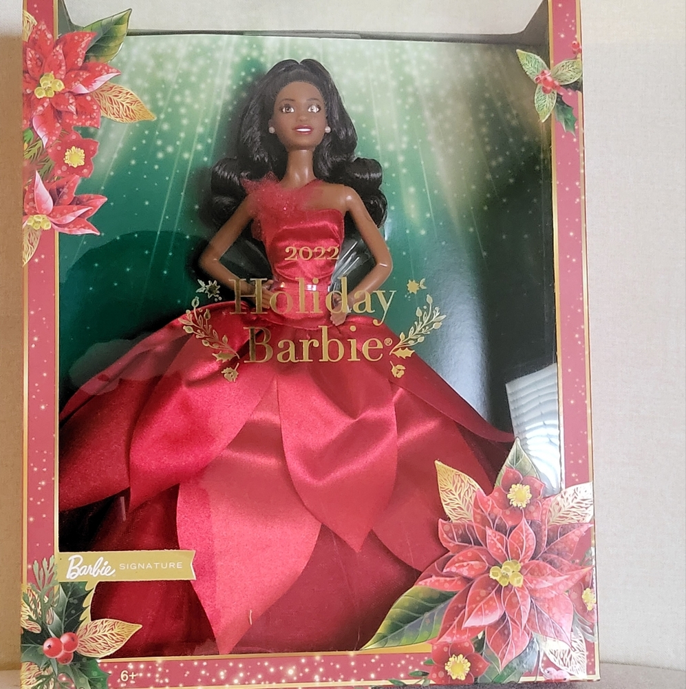 Holiday Barbie Signature 2022 Doll, Blonde Hair, Collectible Series